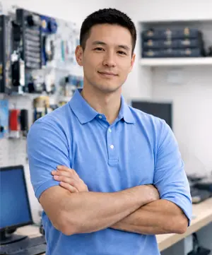 On site and in shop computer repair service by a qualified tech.